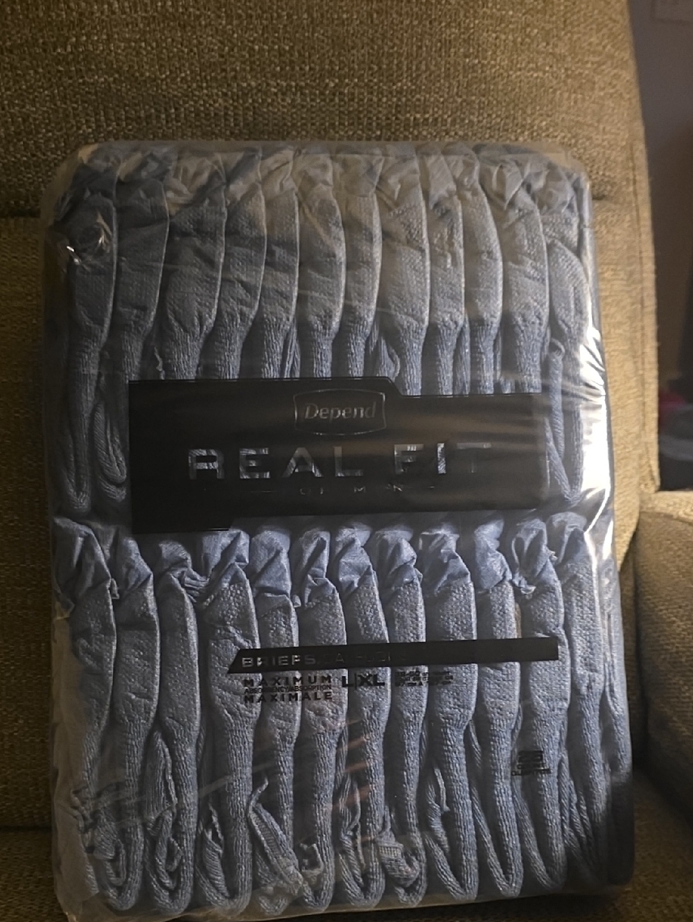Depend 26 Count Real Fit Briefs Pack L/xl